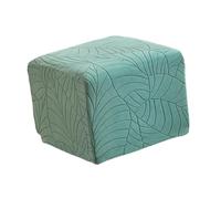 FytStycale Housse de Pouf Extensible pour Repose-Pieds, Protection élastique en Matière Infroissable, Idéale pour Les Locations et Les Commerces, Vert