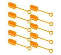 FytStycale Lot de 10 Capuchons de Protection Anti-poussière pour Prise XT60 (LiPo), Jaune