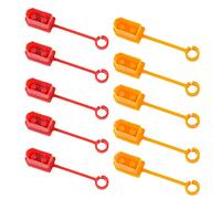 FytStycale Lot de 10 Capuchons de Protection Anti-poussière pour Prise XT60 (LiPo), Rouge et Jaune