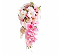 FytStycale Mariée Tombants Romantique Composition Florale Mariage en Soie Artificiel pr Mariées
