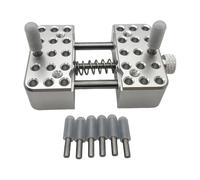 FytStycale Mini étau, étau de Table Plat, Compact, Précis et Pratique, avec Mâchoire Réglable pour Maquettes de Sculpture.