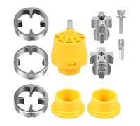 FytStycale Outil de Filetage PVC pour Perceuses électriques, Très Efficace et Facile à Utiliser, Kit de Filetage pour Tuyaux PVC 1/2", 3/4" et 1".