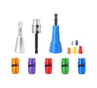 FytStycale Pince à Dénuder pour Perceuse, Coffret D'outils D'électricien, Fiches, Outils Professionnels de Dénudage et de Torsadage de Fils pour La Répar