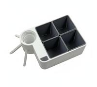 FytStycale Plateau de Semis Bac de Plantation Support de Croissance Système d'Irrigation Automatique Récipient Réutilisable Adapté aux Débutants Fenêtres Bureau Apprentissage Enfants, 4 Cases