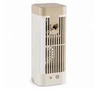FytStycale Refroidisseur D'air par Évaporation Portable Refroidisseur d’air Personnel Silencieux Mini Climatiseur pour Étudiants, Bureau, 2400mah