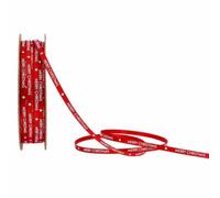 FytStycale Rleau Fin Polyester | Merry Christmas, Étroit, pr Emballage, Rouge