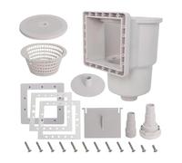 FytStycale Skimmer de Piscine Ensemble Accessoires Large Ouverture Remplacement Adaptateur Haute Performance Fabriqué en PP Fonctionnement Stable