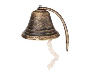 FytStycale Sonnette décorative suspendue, cadeau créatif, sonnette « Ouvrez la porte », ornement en fer robuste pour réfrigérateur, armoire, magasin, entrée