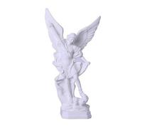 FytStycale Statue Ange en Résine Sculpture Décorative Figurine d'Archange Statuette d'Intérieur avec Texture de Plumes et Posture Énergique Adaptée aux Étagères