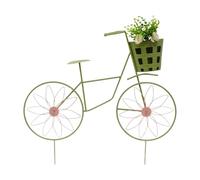 FytStycale Support à Fleurs En Forme de Vélo, Objet de Jardin Artisanal, étagère à Plantes En Forme de Vélo élégamment Peinte pour Un Salon/bureau