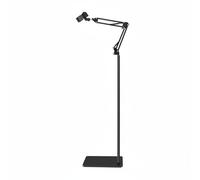 FytStycale Support Sèche-Cheveux Toilettage Chien Réglable Support Articulé Sèche-Cheveux Facile à Nettoyer pour Maison, Support De Sol À Bras Articulé 135 Noir Grande Pince Universelle