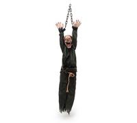 FytStycale Suspendu Électrique Effrayant Personnage Suspendu D'halloween Fantomatique Animatronique pour Maison Hantée, Zombie En Vert