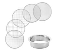 FytStycale Tamis à Terre - Ensemble de Tamis à Terre, Fine, Mélange Filtrant pour Terre, Tamis de Jardin, Bac à Tamis pour La Filtration du Compost,