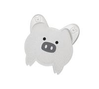 FytStycale Tapis Lave-Pieds Relaxant Tapis Bain avec Picots, Blanc