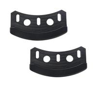 Fzaqwen 2 Pièces Patin de de Déneigeuse Skid Chaussures Plaque Remplacement Installation Facile Caoutchouc Antidérapant Adaptées pour Matériel