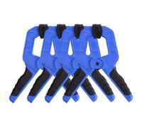 Fzaqwen 4 Pièces Pince à Ressort Menuisier Clip de Fixation Outil de Serrage Polyvalent Poignée Antidérapante Nylon Résistant Adapté Au Garage Menuiserie Arti, 11.5 Cm X 10 Cm