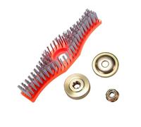 Fzaqwen Brosse de Désherbage, Accessoire de Nettoyage pour Tondeuse, Kit d'entretien de Jardin, Tête de Balai en Nylon PP, Adaptée Aux Extérieure, Style A