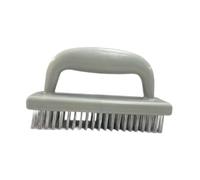 Fzaqwen Brosse Métallique Polyvalente Fil d'Acier Résistant Manche Large Ergonomique Brosse de Polissage Légère Élimination de la Rouille et Laitier Adaptée, Fil En Acier Blanc