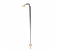 Fzaqwen Buse Air Conditionneur Lance Nettoyage Tige Extension Acier Inoxidable Adapté Jet Angulaire Convient pour Lavage Équipements Habitat Atelier Professionnel, 135 Deg Bend Long