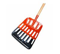 Fzaqwen Cornet Grille Agricole Pelle Fourche Design Creusé Manganèse Convient pour Manipulation Jardin Grange 34cm