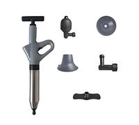Fzaqwen Déboucheur Haute Pression Toilette Plongeur Drain Tuyau Outil Conception Ergonomique Air Adapté pour Salle de Bain Cuisine Toilettes