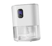 Fzaqwen Déshumidificateur D'Air -compact Mini Appareil Électrique Arrêt Automatique Capacité 1L Fonction Silencieuse Adapté pour Chambre Enfant Dressing, Affichage LED
