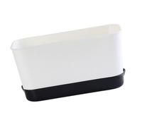 Fzaqwen Jardinière de Fenêtre Bac de Culture Rectangulaire Pot à Fleurs Multifonction Système D'Auto-arrosage Conteneur de Légumes pour Plantation Fru, Noir, S