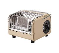 Fzaqwen Mini Cassette Chauffage Poêle Chauffant Portable Cube Chauffant Acier Inoxydable avec Fond Antidérapant et Poignée Adapté à la Pêche Camping