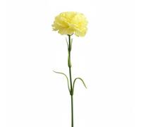Fzaqwen Oeillet Artificiel Oeillet Fleur Synthétique Bouton Multicouche Aspect Naturel Touche Douce sans Tige Flexible en Fil Fer et Plastique Convient à , Jaune