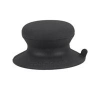Fzaqwen Poignée de Couvercle Universelle Bouton Silicone Ergonomique Résistant à La Chaleur Pièce Détachée Accessoire Pot Adapté à La Maison Camping, Noir