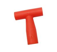 Fzaqwen Poignée de Pelle pour Outils de Terrassement Poignée Supplémentaire de Rechange pour Pelle de Jardin Accessoire de Pelle à Neige Confortable En PP Rés, Type T long