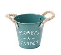 Fzaqwen Pot de Fleurs Style Boîte de Conserve, Récipient Rond, 13 X 12 X 89 Cm, Multifonctionnel, pour Cuisine, Salon, Décoration, Vert