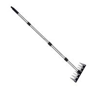 Fzaqwen Râteau à Désherber, Désherbeur, Cultivateur Agricole Multifonctionnel, Outil de Désherbage, Extracteur de Mauvaises Herbes pour