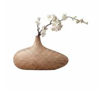 Fzaqwen Vase Décoratif Résine Sculpture Moderne Ornemente Table Silhouette Épurée Design Artistique Convient Salon Bureau Accueil, Petit, Petit
