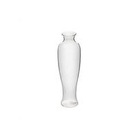 Fzaqwen Vase Transparent en Verre Vase Décoratif pour Fleurs Vase Petit Format Objet Design Artisanal Fonctionnalité pour, Transparent, Bouteille De Dame 仕女瓶 4 5.5 24.4 Cm