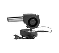 Fzaqwen Ventilateur de Barbecue à Démarrage Rapide avec Tubes Accessoires, Norme Européenne, Soufflet de Camping pour Cheminée