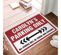 FZFN Carolyn's Parking Only Tapis de bain antidérapant en silicone 40 x 60 cm