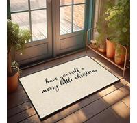 FZFN Carpet Have Yourself A Merry Little Christmas, Door Hello Fun Door Tapis de bain lavable pour salon et chambre à coucher (40 x 60 cm)