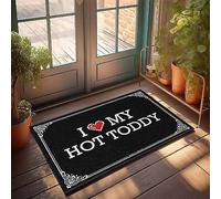 FZFN I Love My Hot Toddy Tapis de bain antidérapant pour chambre d'adolescent et cuisine - Résistant aux taches et à l'eau (40 x 60 cm)