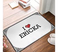 FZFN Paillasson décoratif Lake House à poils courts | I Love Ericka Fun Door Water (40 x 60 cm)