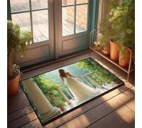 FZFN Serene Beauty In The Garden Décoration de cuisine rétro en mousse durable 50 x 80 cm