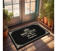 FZFN Tapis de couloir en mousse à mémoire de forme avec inscription « Keep Calm I'm The Best Engineer Scatter » antidérapant pour l'intérieur et l'extérieur (50 x 80 cm)