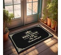 FZFN Tapis de salle de bain « Keep Calm I'm The Mri Technologist Welcome Home » (65 x 90 cm)