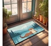 FZFN Today's A Good Day To Have Fun! Runner Porte d'entrée d'extérieur en mousse absorbante (40 x 60 cm)