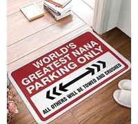 FZFN World's Greatest Nana Parking Only Bedroom Stuff Petite entrée - Tapis de bain antidérapant pour la maison (65 x 90 cm)