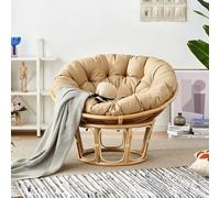 FZKun Coussin de chaise suspendue - Style nid confortable - Rond et épais - Coussin de soutien doux pour hamac Papasan, chaises œufs radar, utilisation intérieure et extérieure, balcon, jardin (F, 70