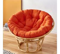 FZKun Coussin de chaise suspendue - Style nid confortable - Rond et épais - Coussin de soutien doux pour hamac papasan, chaises œufs radar, utilisation intérieure et extérieure - Balcon - Jardin (A