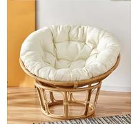 FZKun Coussin de chaise suspendue - Style nid confortable - Rond et épais - Coussin de soutien doux pour hamac papasan, chaises œufs radar, utilisation intérieure et extérieure - Balcon et jardin (L