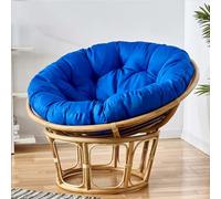 FZKun Coussin de chaise suspendue - Style nid confortable - Rond et épais - Pour hamac Papasan, chaises œufs radar, utilisation intérieure et extérieure - Balcon, jardin (C, 80 x 80 cm)