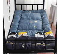 FZKun Matelas Futon Pliable 1 Place, Matelas de Sol Japonais Portable Pliable Tatami Lit Futon Doux Matelas d'appoint Matelassé pour Lit de Couchage Simple (Chien,0.9 * 1.9m)